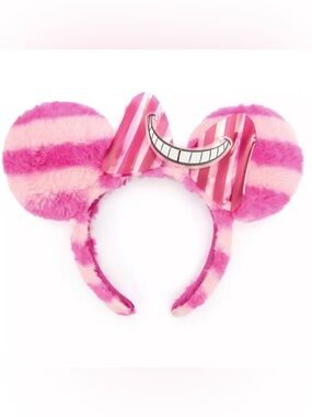 Disney Cheshire Cat Pink Stripe Ears Headband
